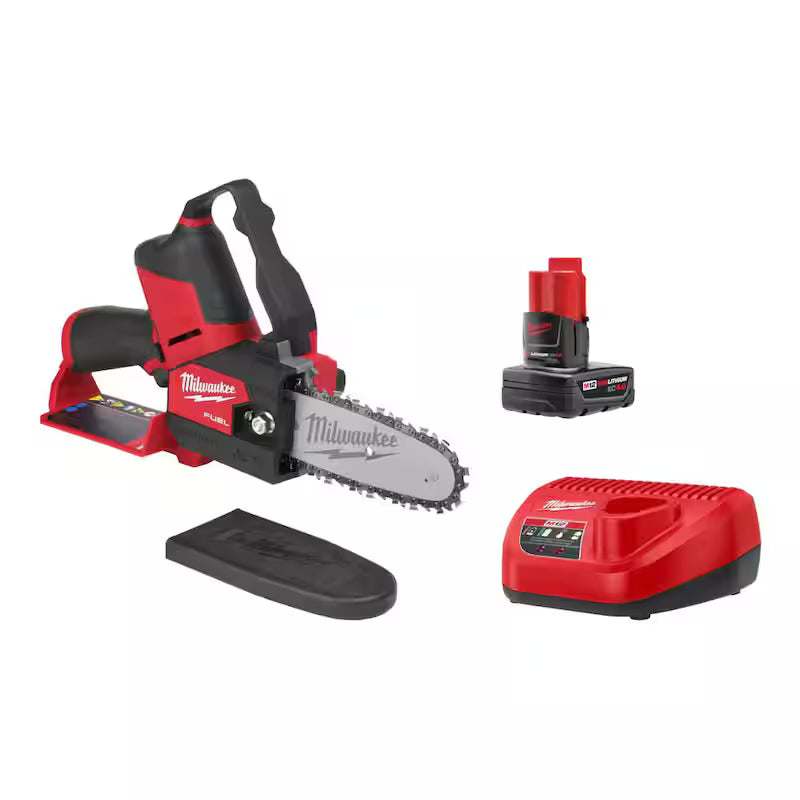 12V Lithium-Ion Brushless Pruning Saw Kit with Battery and Charger C94324