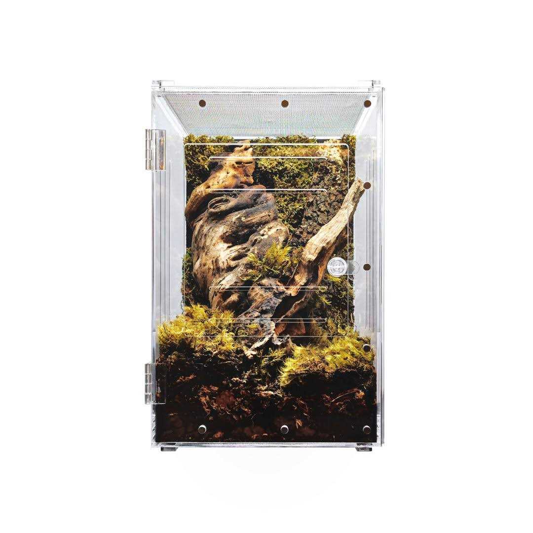 Acrylic Reptile Enclosure Front-Opening 8x8x12 W3068