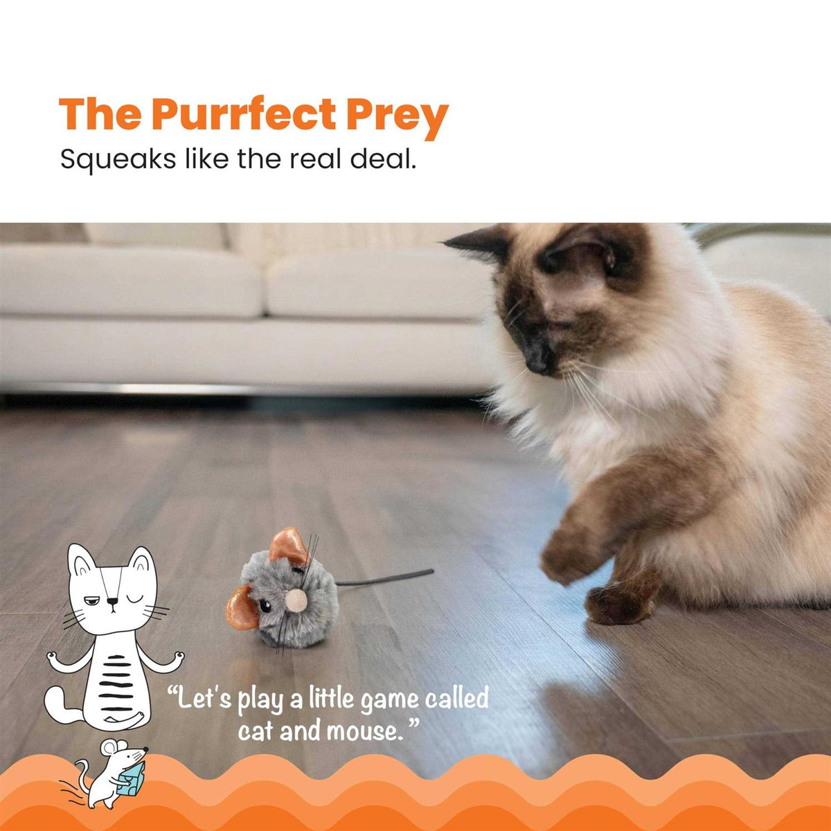 Squeak Mouse Cat Toy O606489