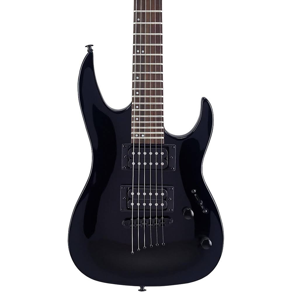 Black Mini Double Cutaway Electric Guitar Y519