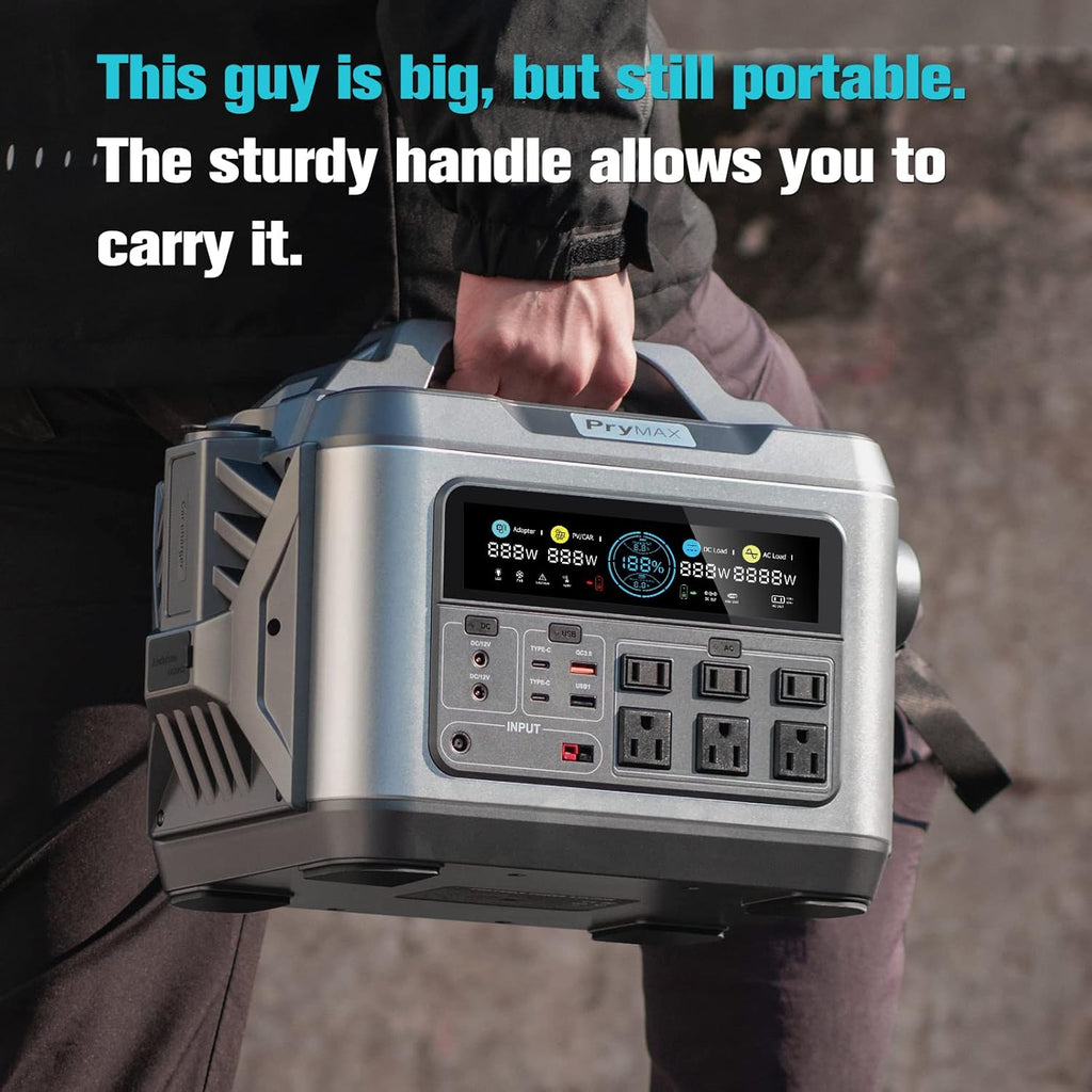 Portable Power Station 1200W 1110WH Solar Generator X3833