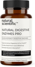 Plant-Based Digestive Enzymes with Probiotics and Prebiotics 60 Capsules U4175