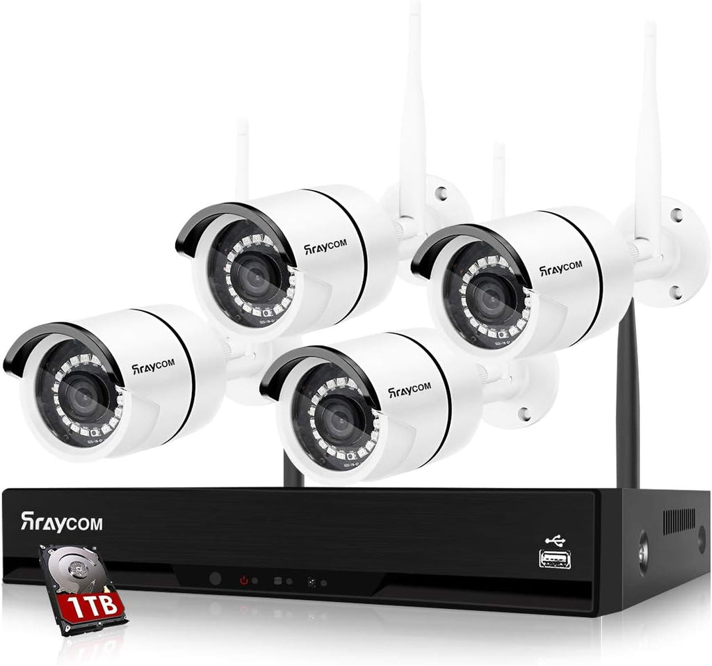 8CH 1080P Wireless Security Camera System with 1TB Hard Drive Z430038