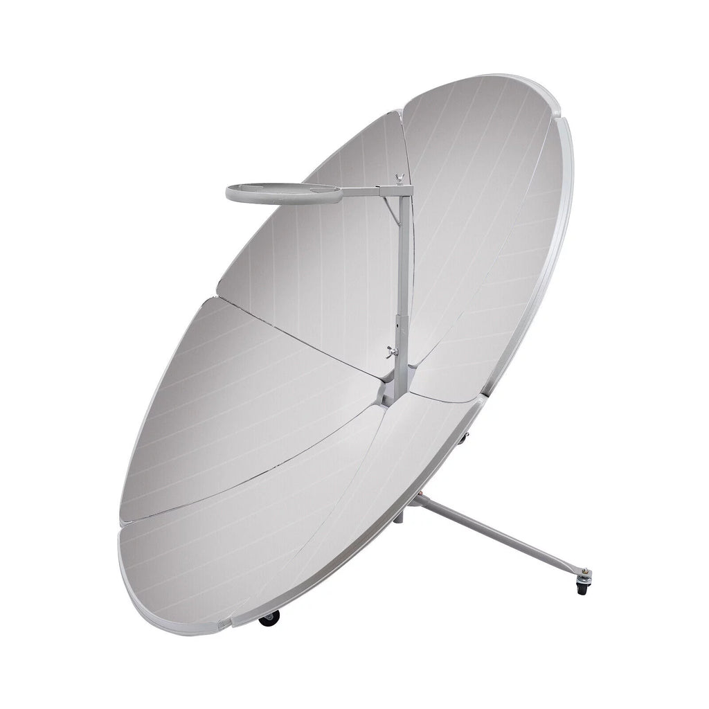 Portable 1800W Solar Cooker Outdoor Oven with Casters R79538
