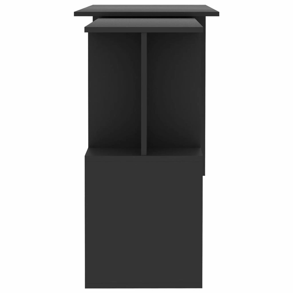 Gray Engineered Wood Corner Desk G891