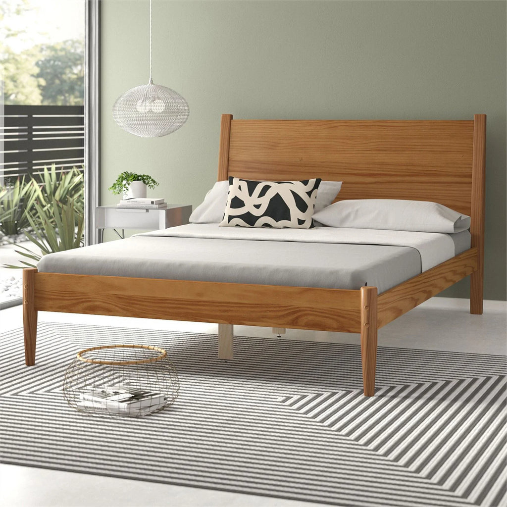 Solid Wood Queen Panel Bed R583381
