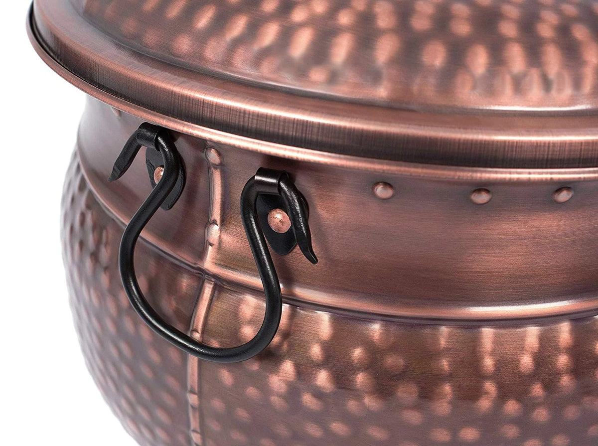 Garden Water Hose Pot with Lid B2673