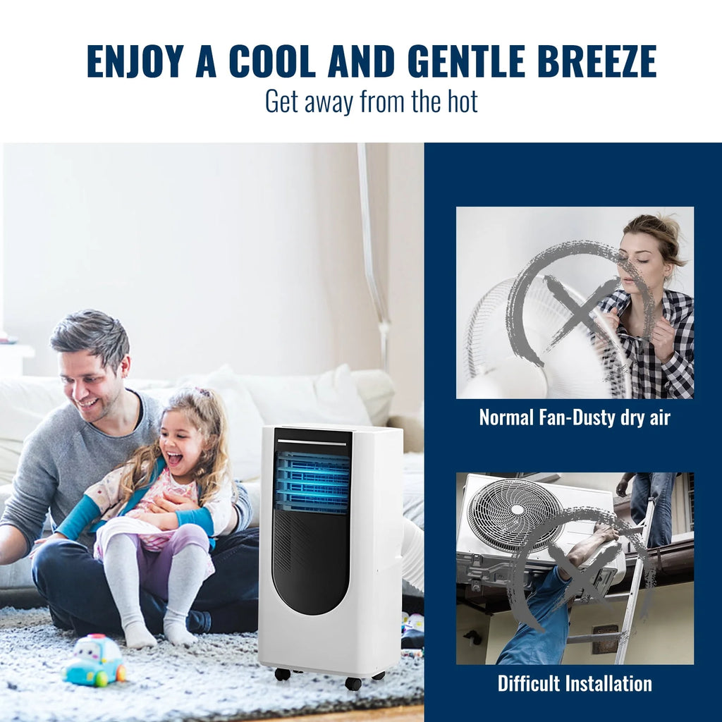 5000BTU Portable Air Conditioner with Dehumidifier & Fan S9672