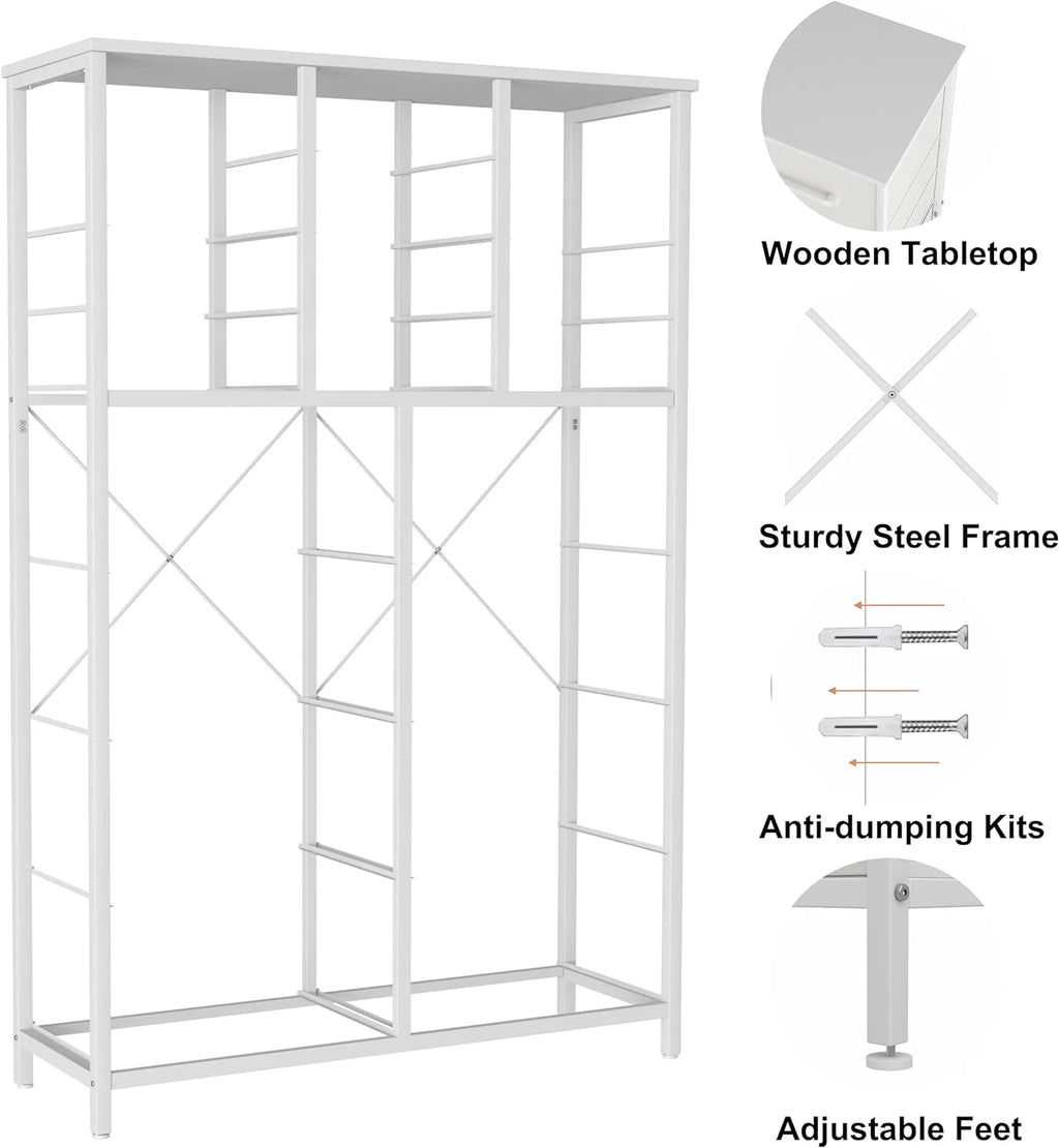 White 18 Drawer Fabric Dresser Q2730