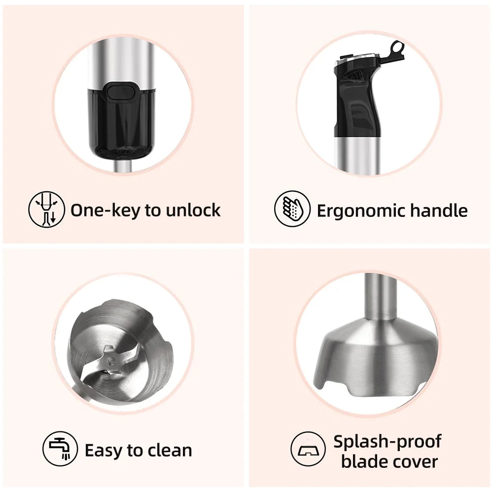 600W Handheld Blender Food Supplement Juicer Z1700