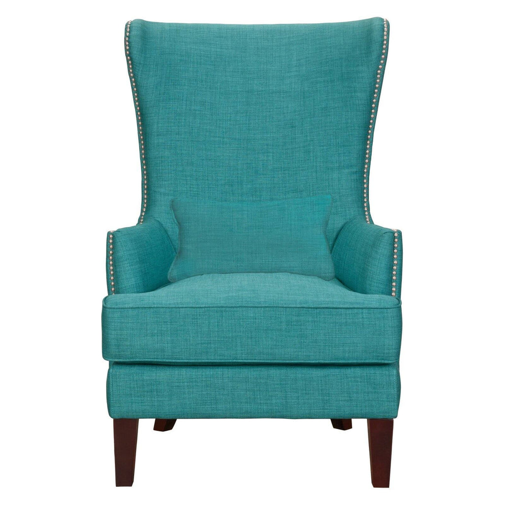 Chair with Chrome Nailhead Trim P22148