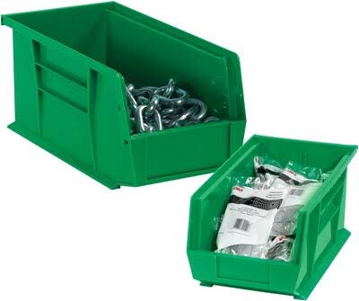 Green Plastic Stack & Hang Bin Boxes N502