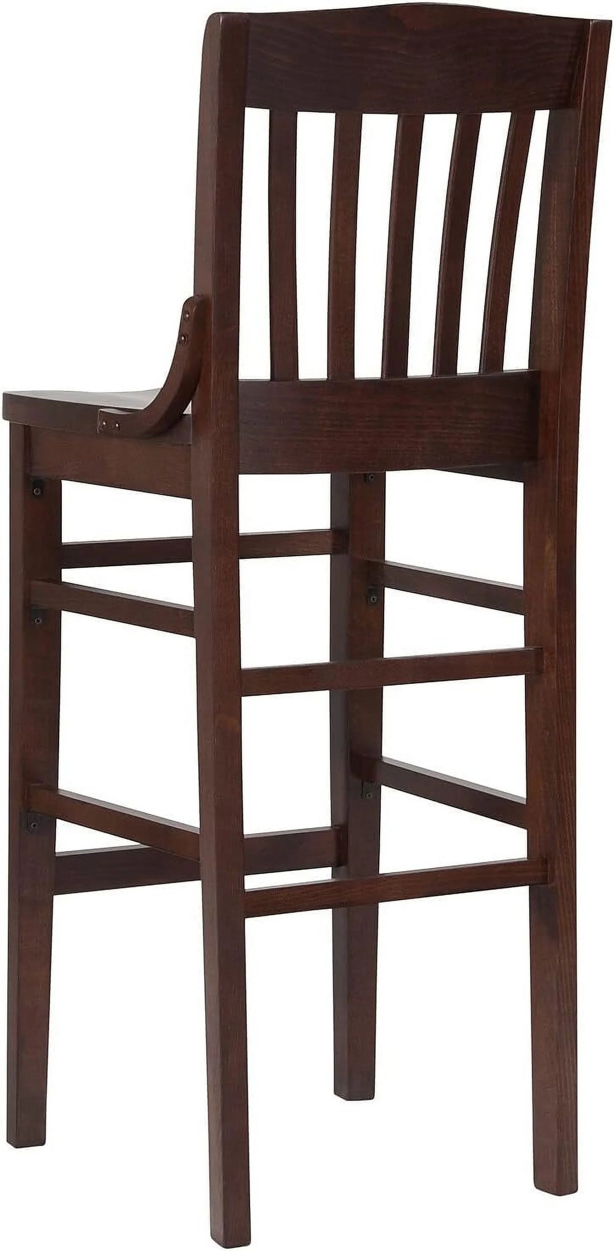 Walnut Wood Barstool U2919