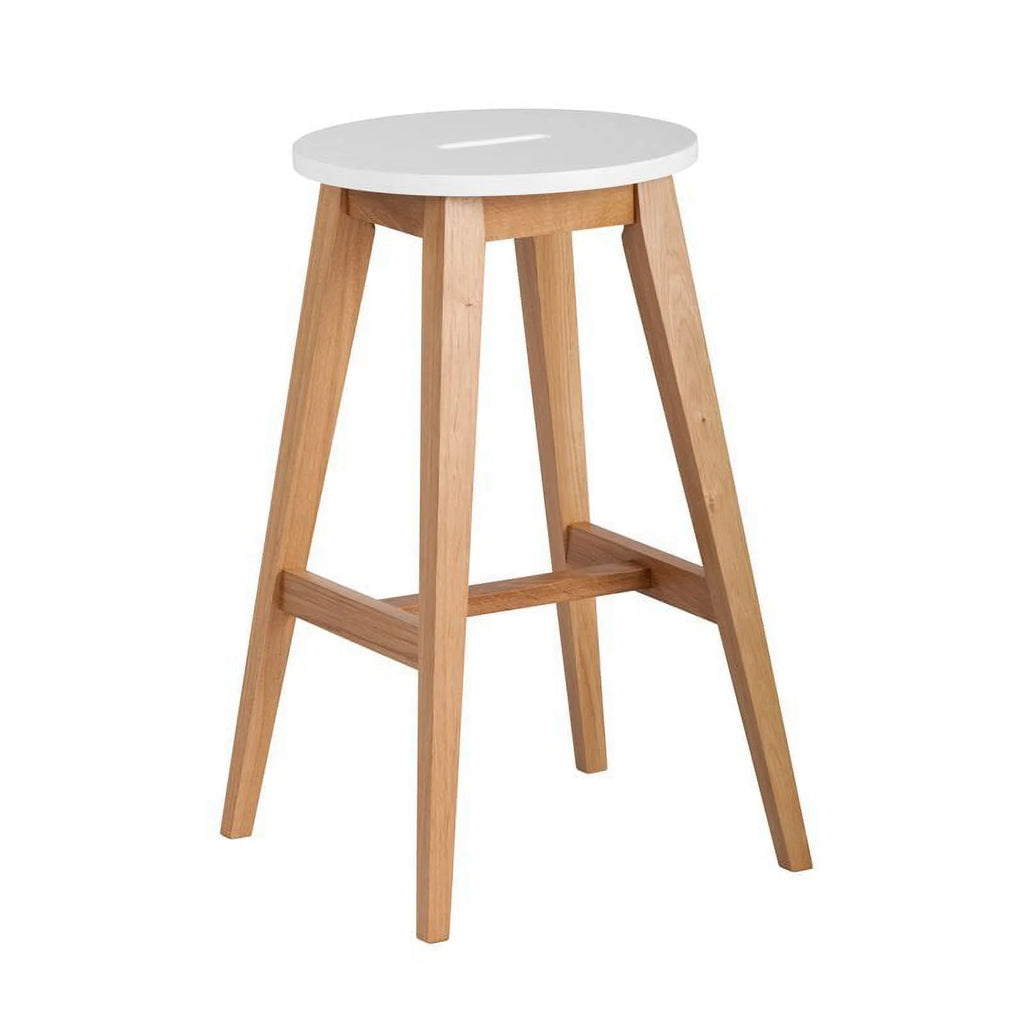 2 Piece Modern Wood Barstool Set I7426