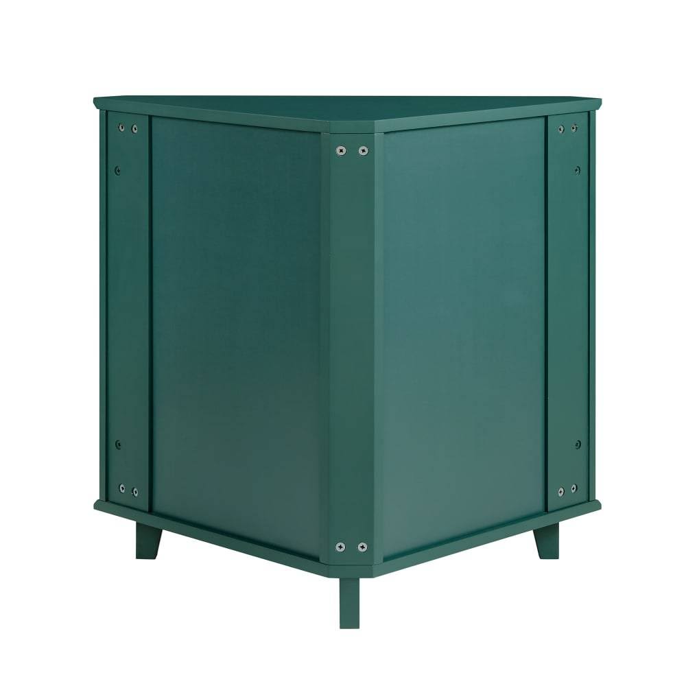 Black Corner Accent Cabinet R40017