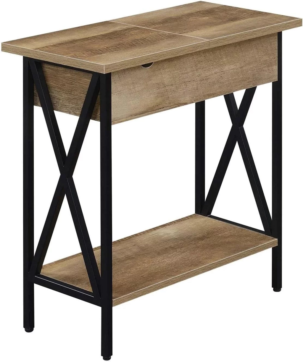 End Table with Charging Station and Shelf L239820