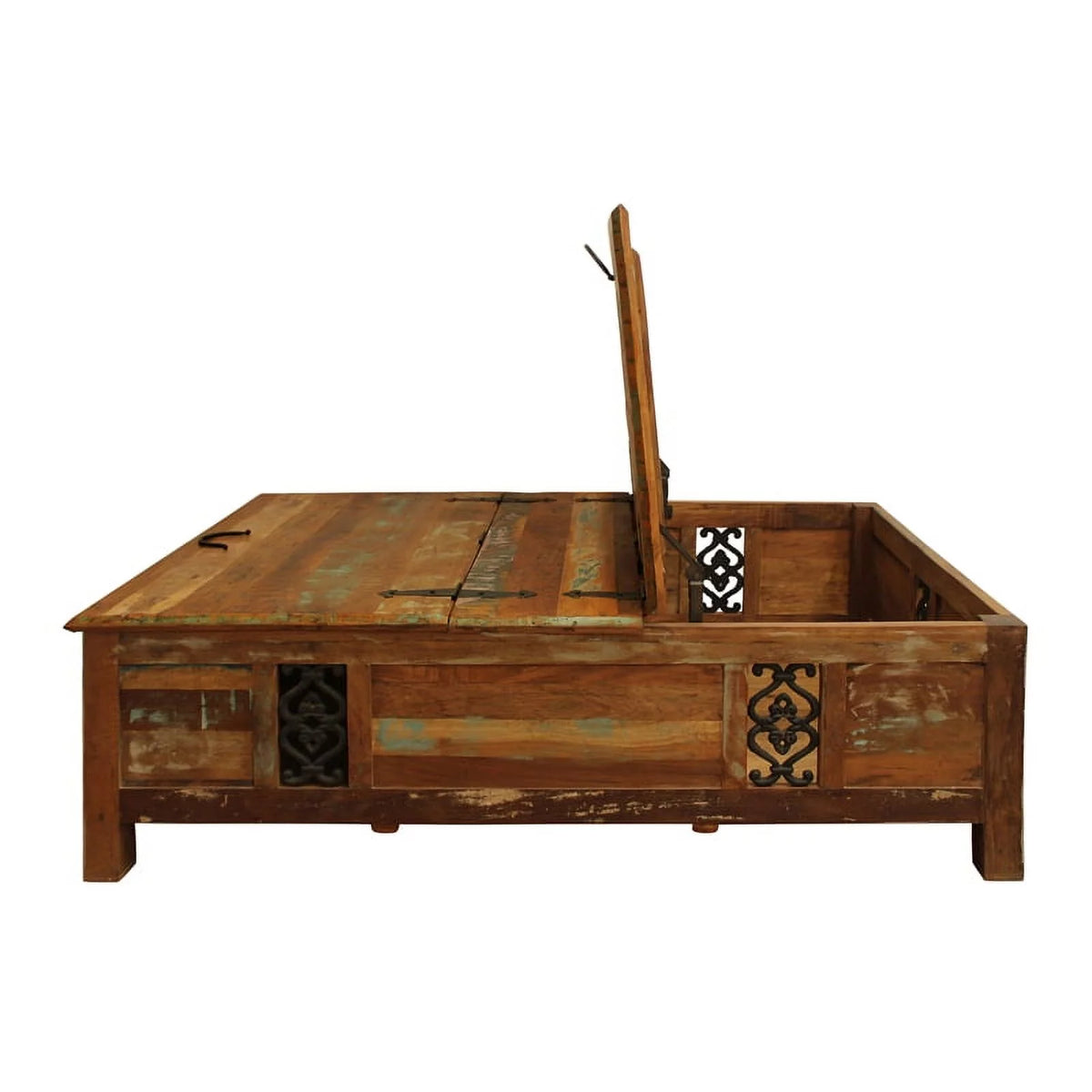60" Reclaimed Solid Wood Cocktail Table M7294