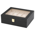 Black Wood 10 Watches Case I632