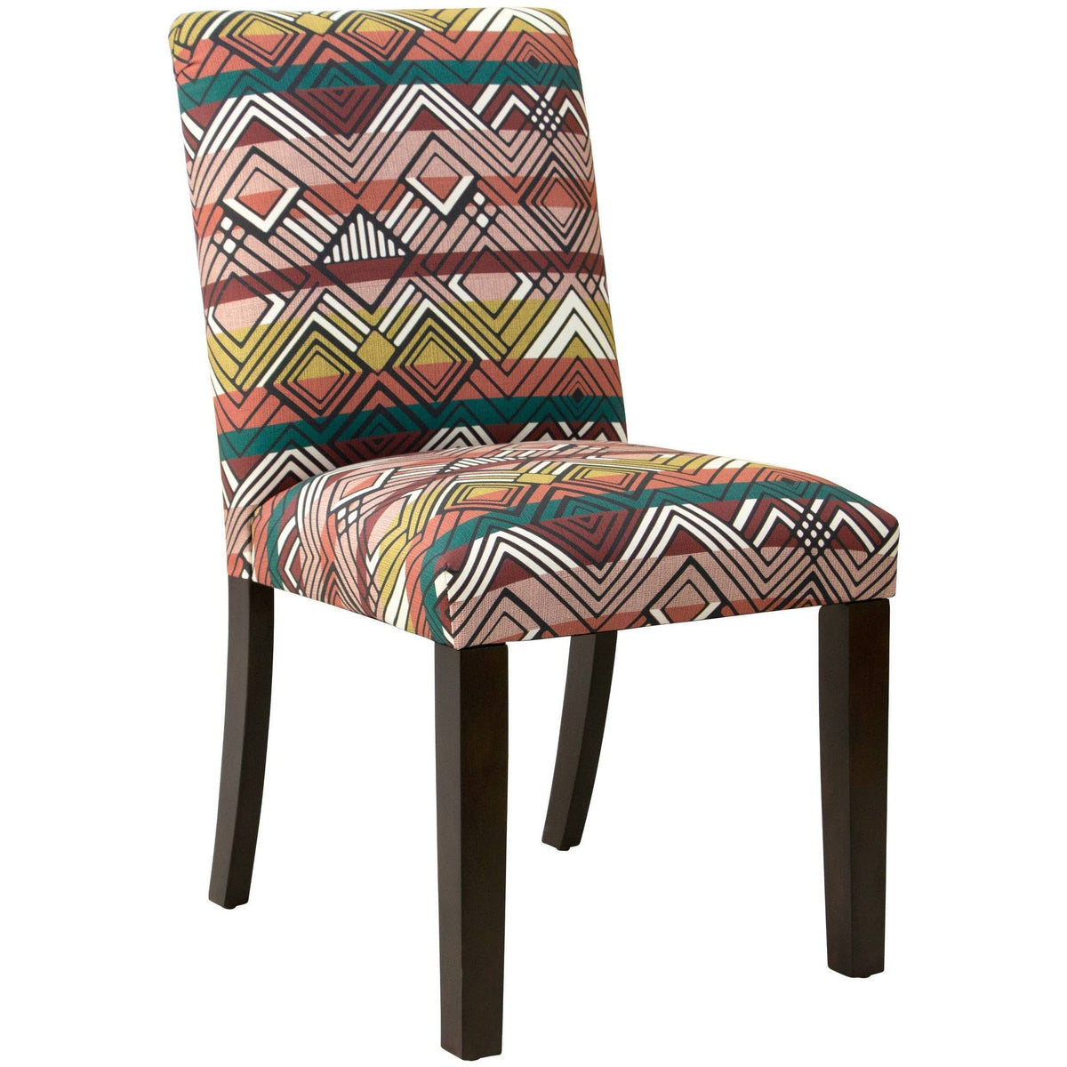 Dining Chair in Geometric Weave D26164