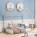 Full Size Wood House Bed for Kids K714