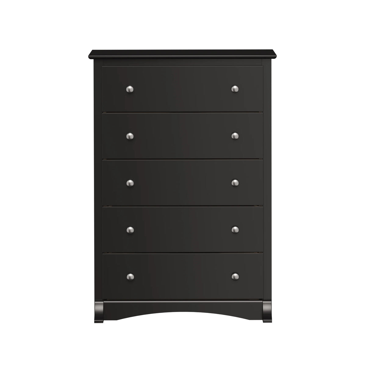 Black 5 Drawer Chest Q983