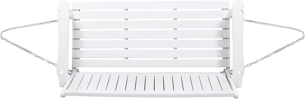 White Acacia Wood Porch Swing W531