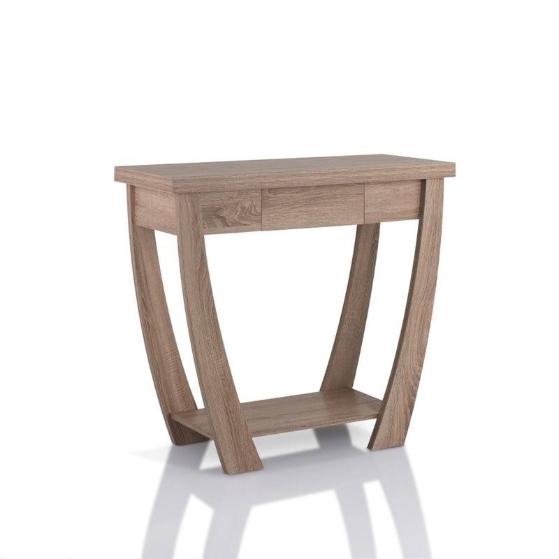 Light Oak Console Table D553