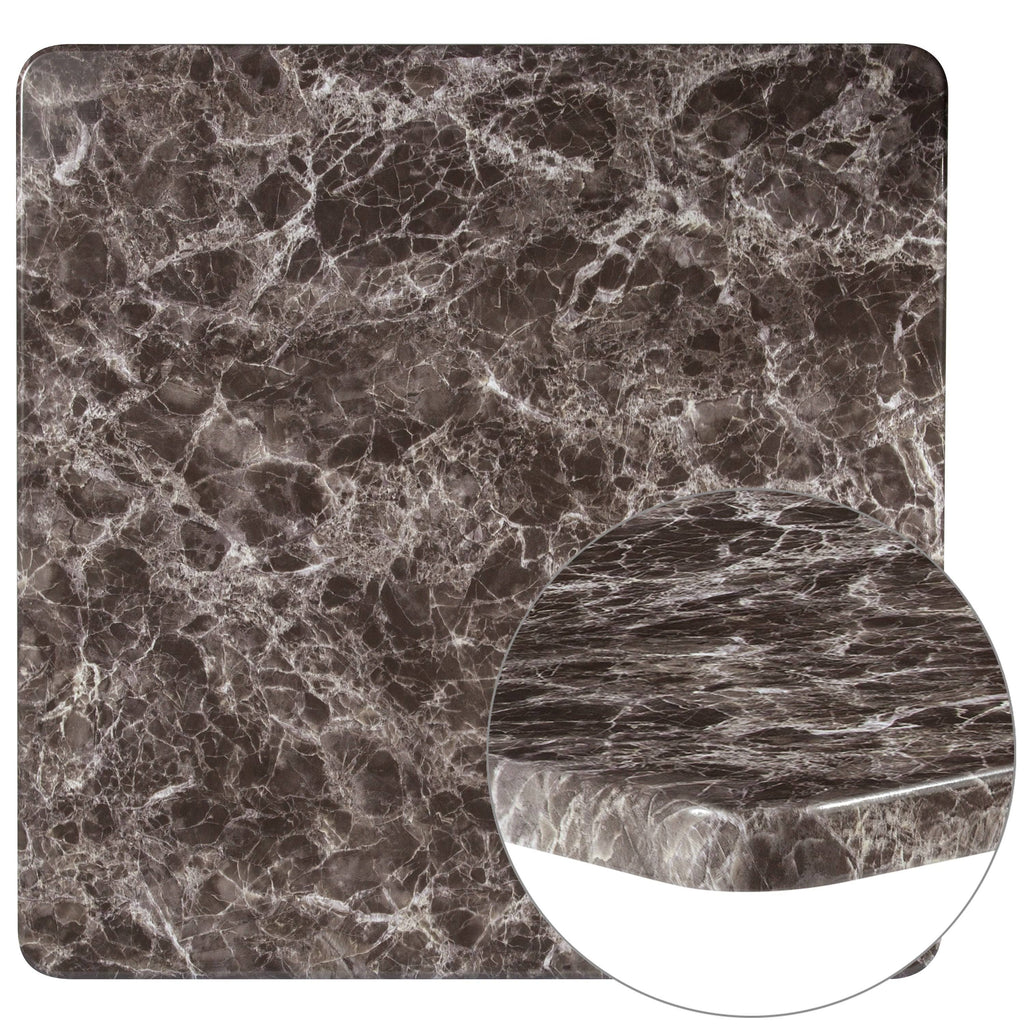 Grey Marble Laminate Table Top E185