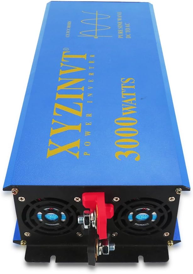 3000 watt Pure Sine Wave Power Inverter dc 24v to ac 120v with LED Display and Wireless Remote Controller K144460