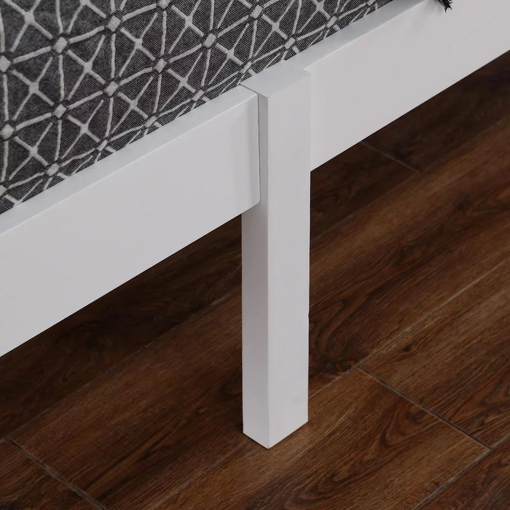 Full Bed Frame Wood with Headboard T10044