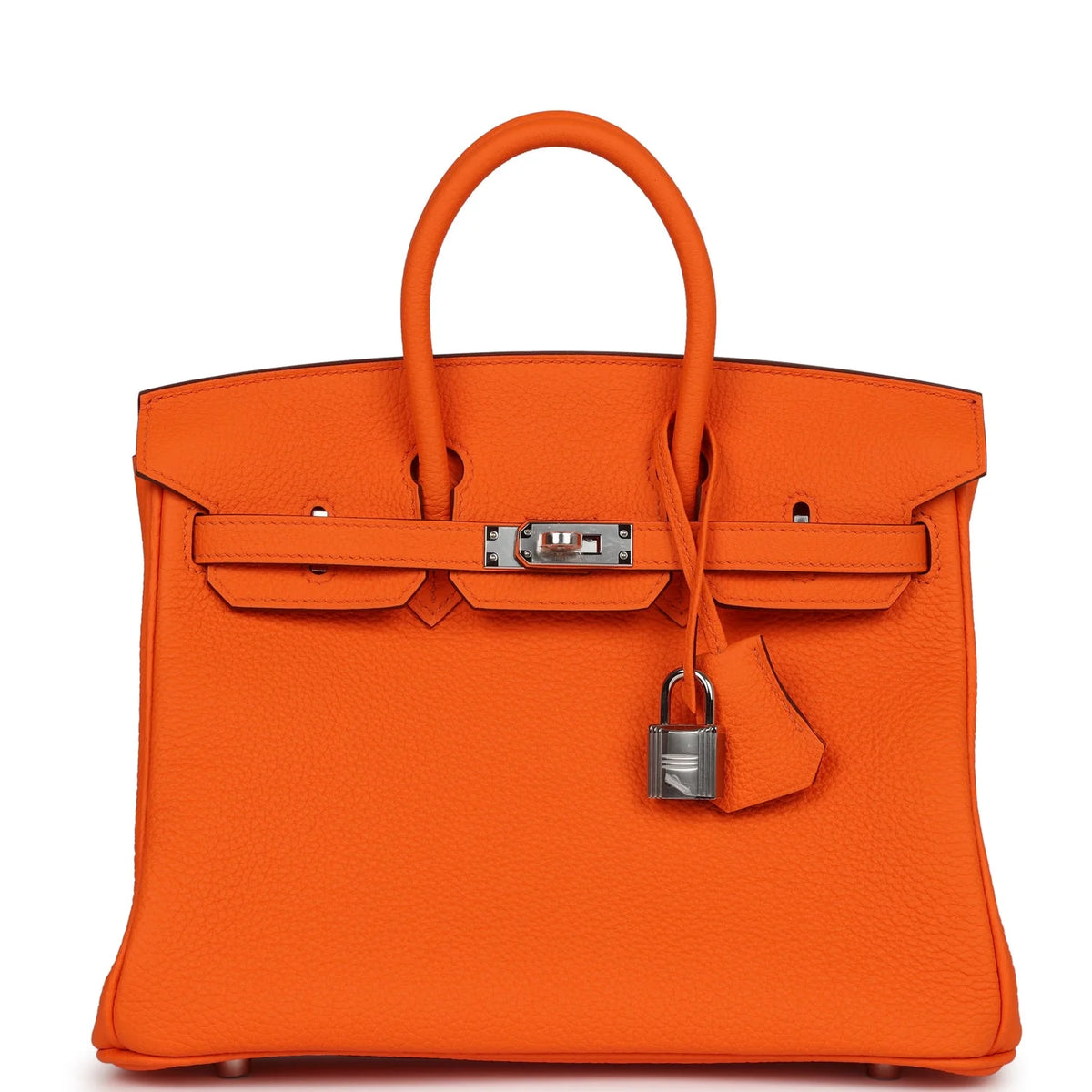 Orange Togo Leather Handbag V945