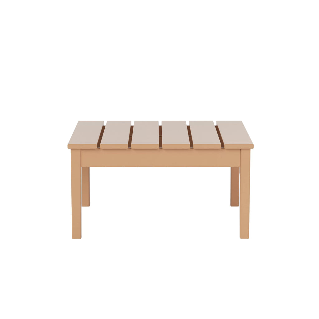 Black All Weather Poly Lumber Outdoor Coffee Table A210