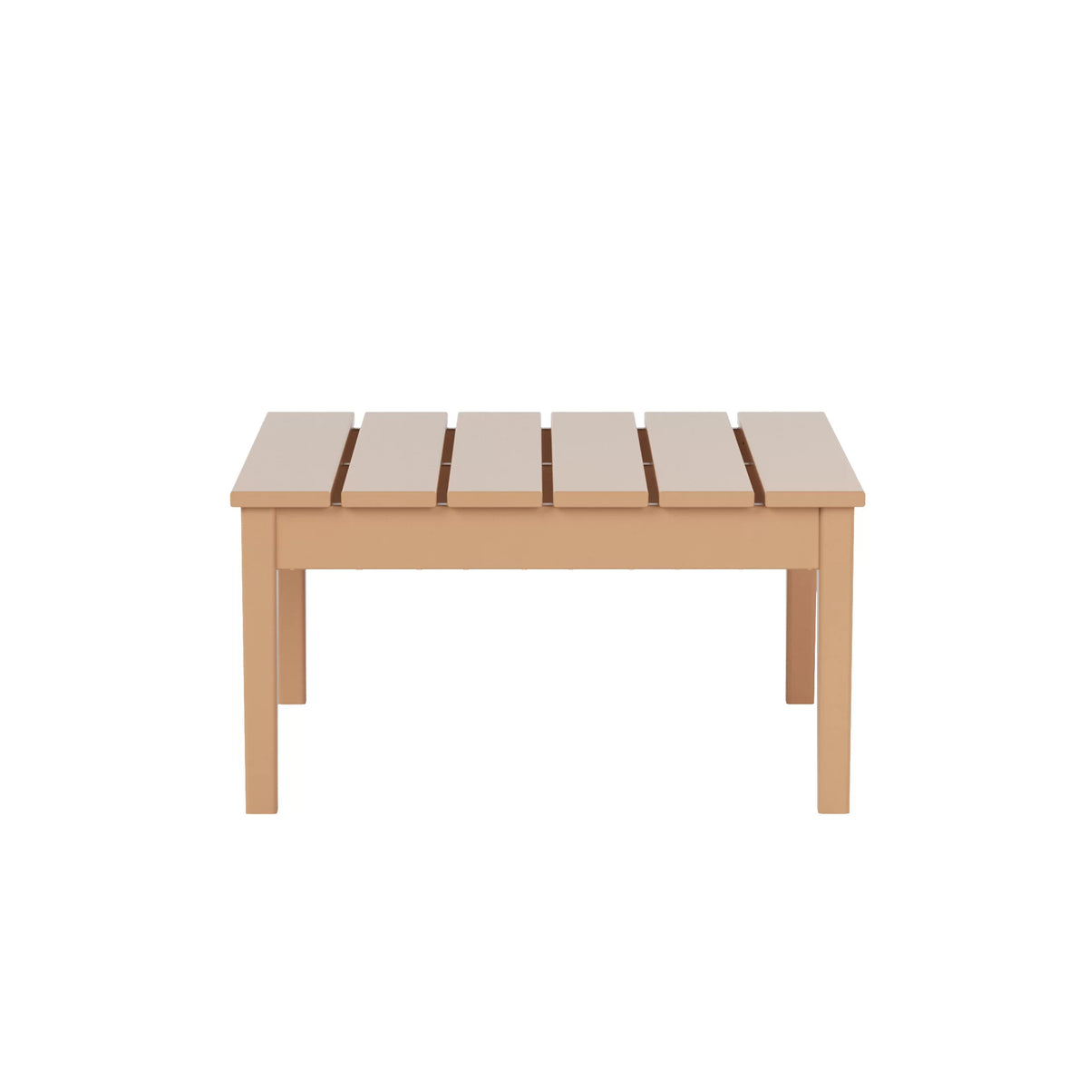 Black All Weather Poly Lumber Outdoor Coffee Table A210