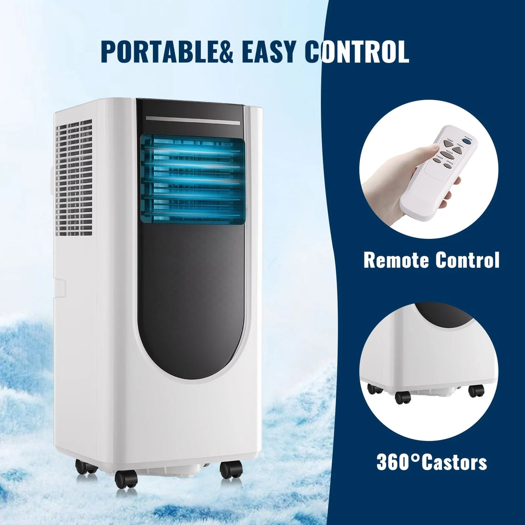 5000BTU Portable Air Conditioner with Dehumidifier & Fan S9672