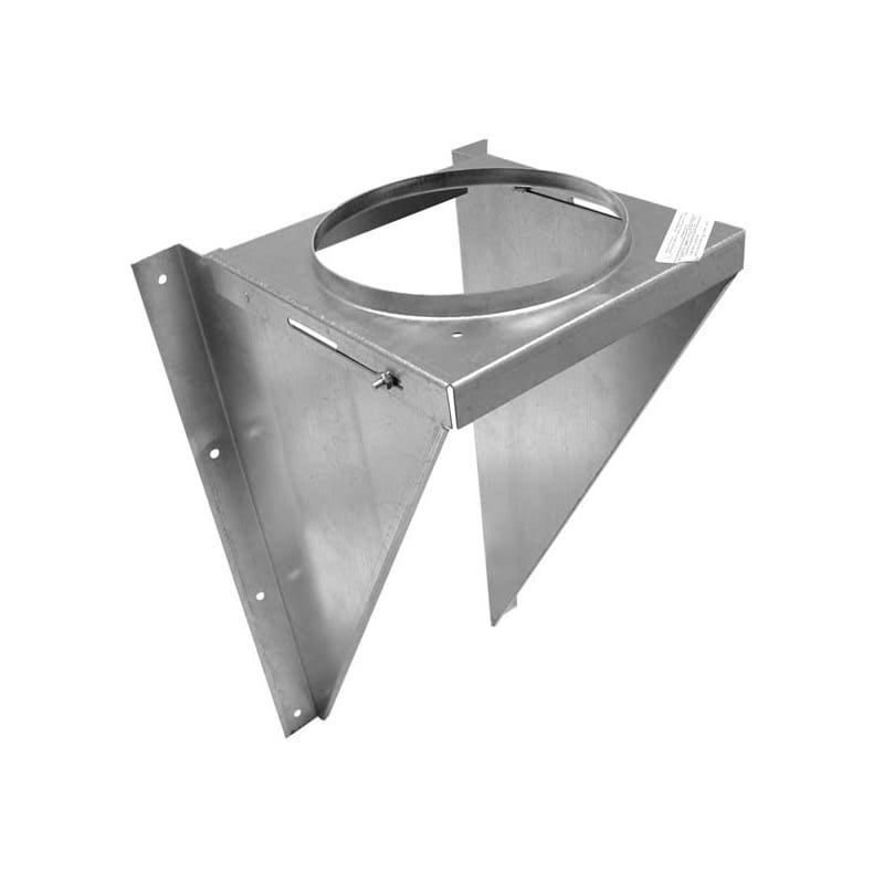 5x22 Class A Galvanized Chimney Pipe Wall Support Kit O5754