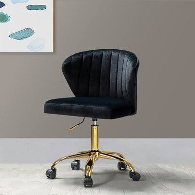 Black Upholstery Task Chair F510