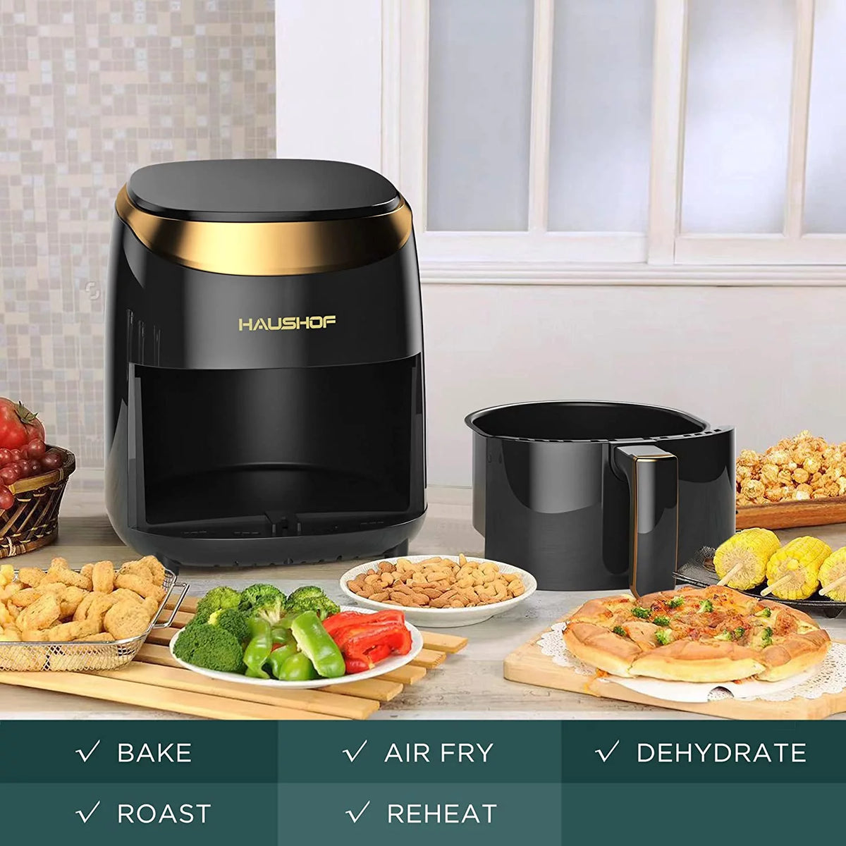 4.2 Quart Nonstick Stainless Steel Air Fryer Z3049