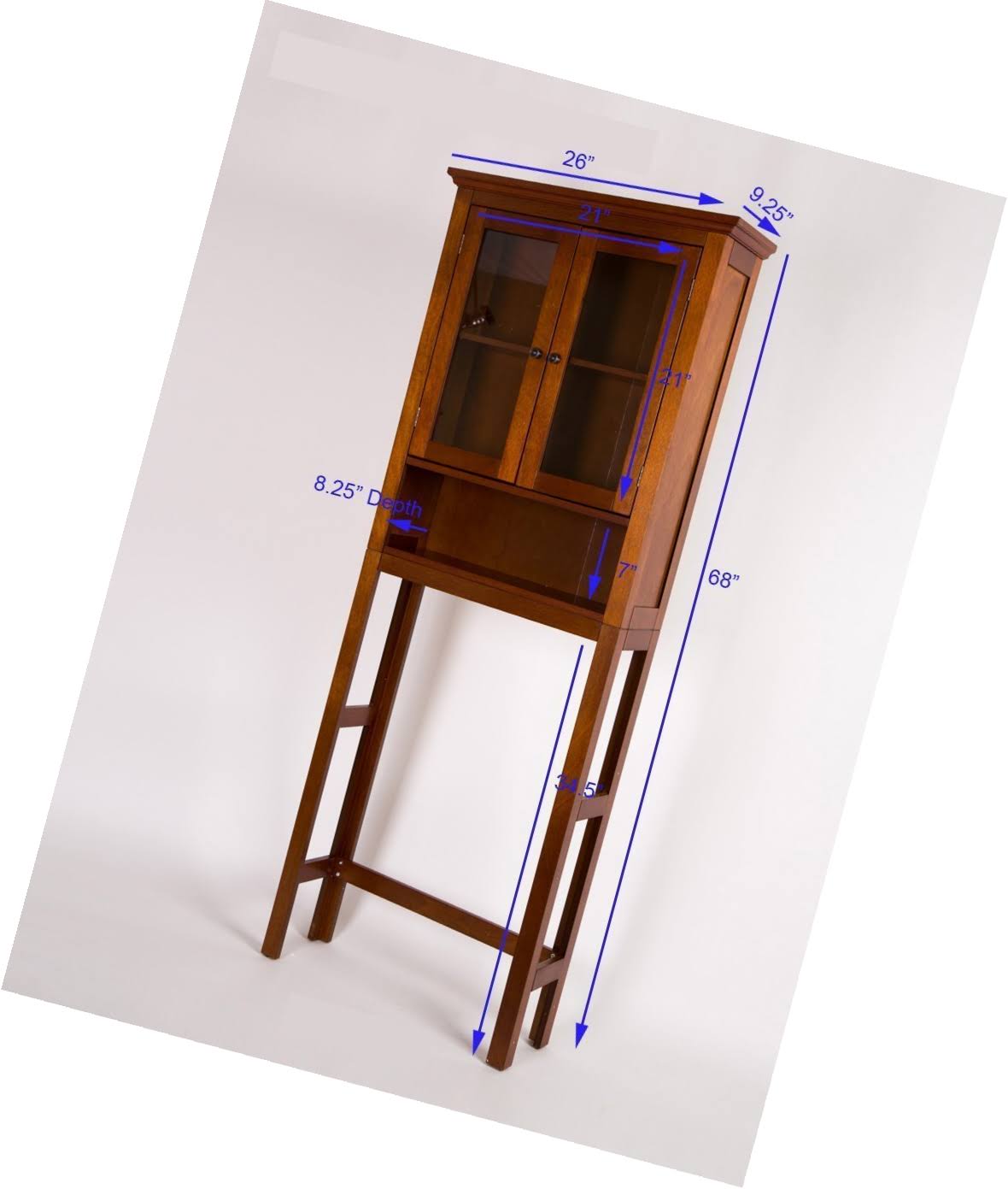 Wooden Bathroom Storage Cabinet Spacesaver Z283313
