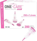 25G x 1.6mm Safety Lancets 200 Count V545697