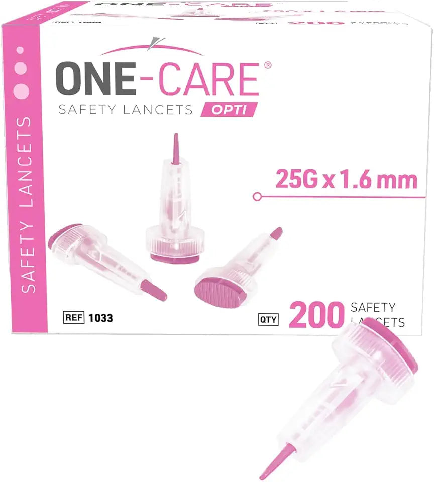25G x 1.6mm Safety Lancets 200 Count V545697