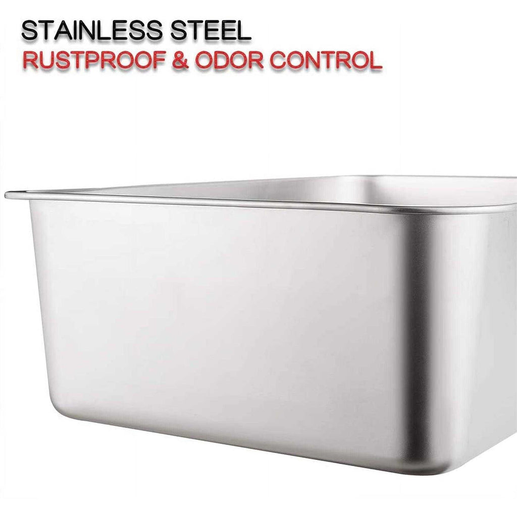 Stainless Steel Cat and Rabbit Litter Box S149438
