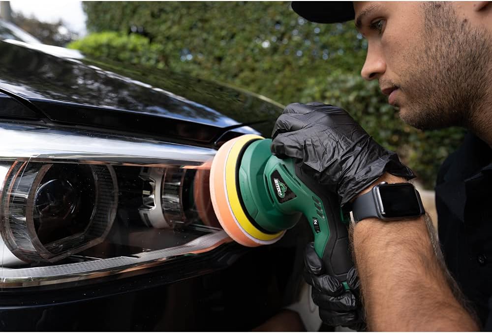 Cordless Car Buffer Polisher with 12V Lithium Rechargeable Battery G489