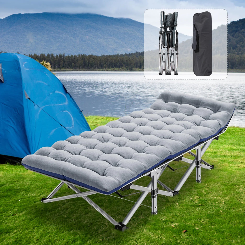 75" Folding Bed with Mattress and Carry Bag Z6038