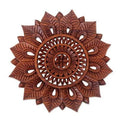 Hand Carved Wood Relief Panel Wall Décor B629
