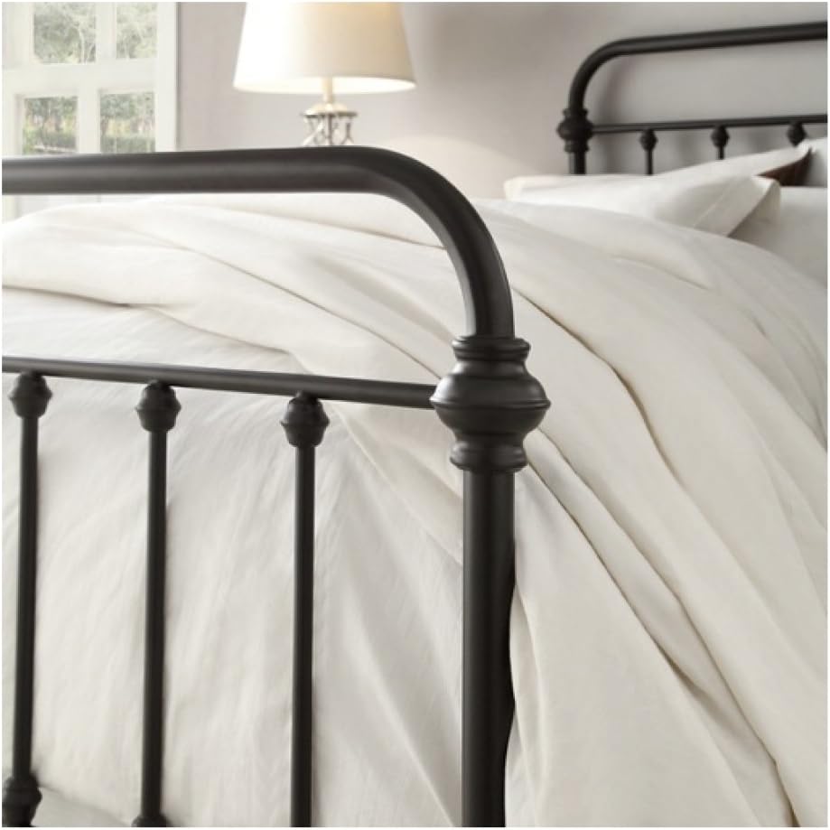 Queen Size Dark Bronze Metal Bed Frame T890736