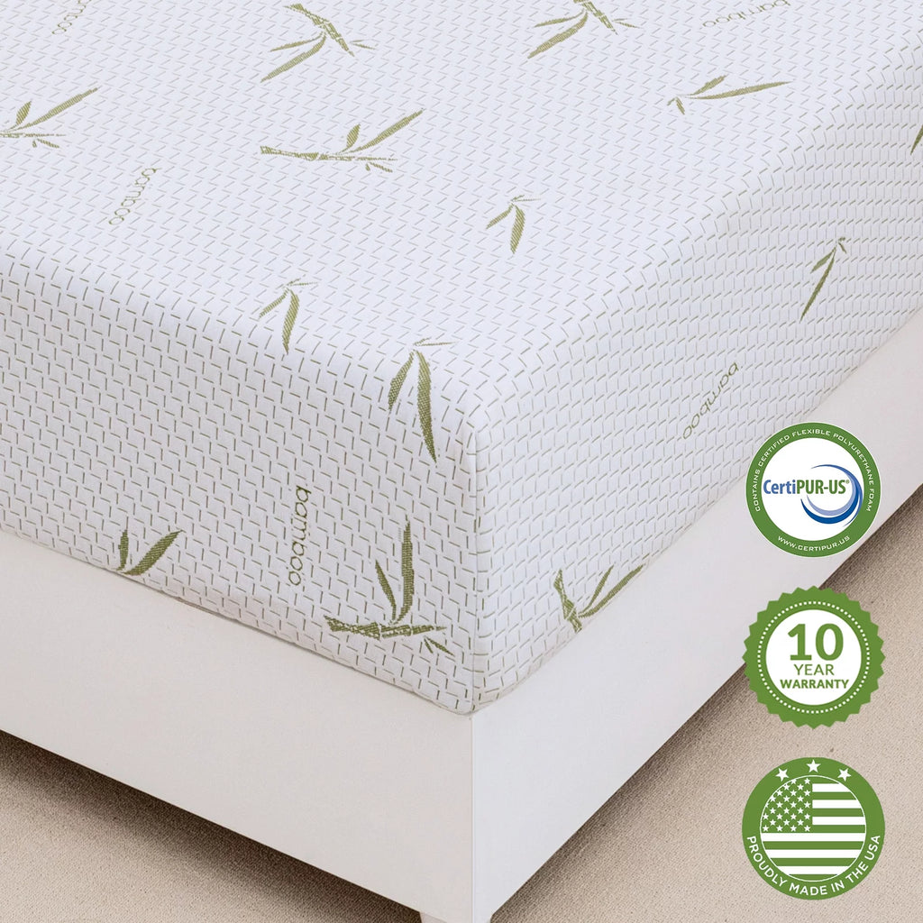 6 inch Twin Memory Foam Mattress with Bamboo Cover G36335