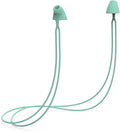 Soft Reusable Flexible Silicone Ear Plugs Alternative with Built-in Lanyard D5398