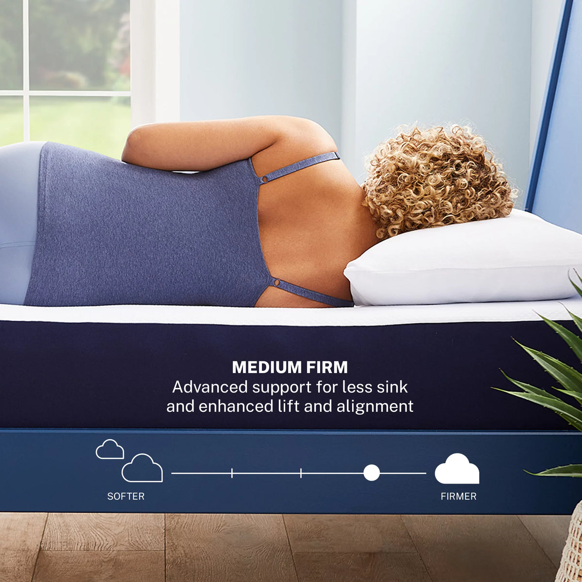 Queen Cooling Gel Foam Mattress Q41208