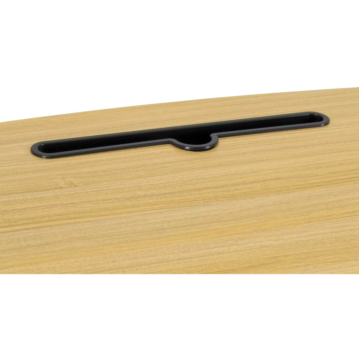 Height Adjustable Steel and Maple Mobile Desk Y7715