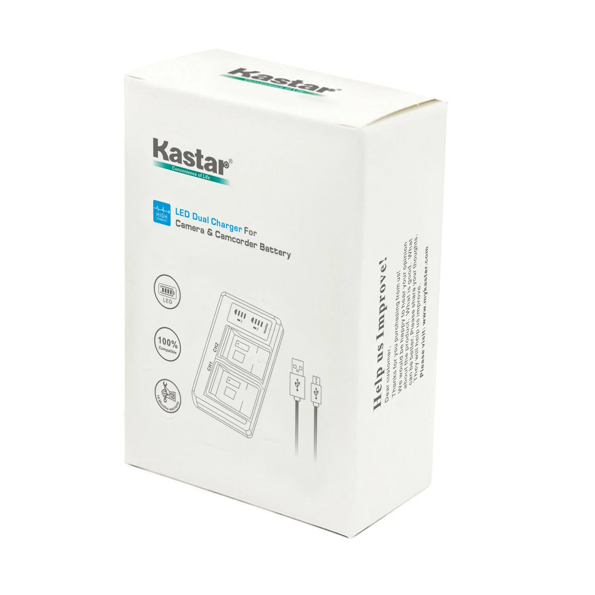 4-Pack Battery and USB Charger J57871
